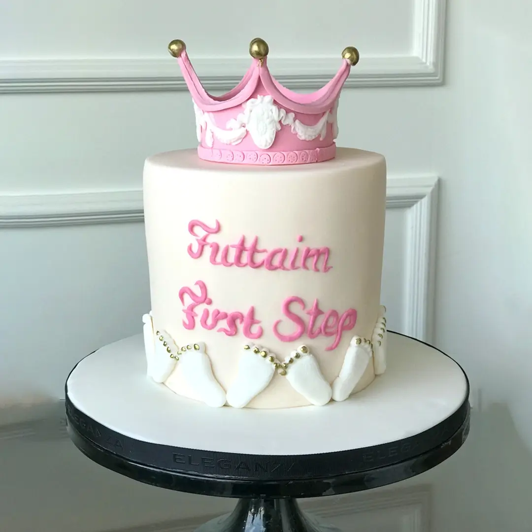 Ballerina cakes/ Princess cakes/ 1st birthday cakes, Food & Drinks,  Homemade Bakes on Carousell