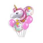 6-Pieces Unicorn Balloons Set