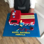 Fire truck cake 2
