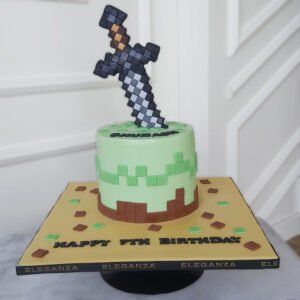 Minecraft cake 3