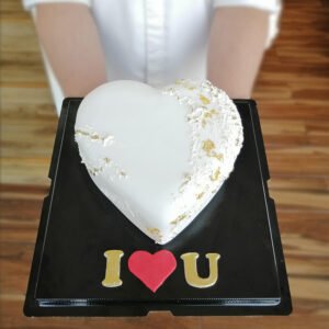 Valentine's Day heart theme cake