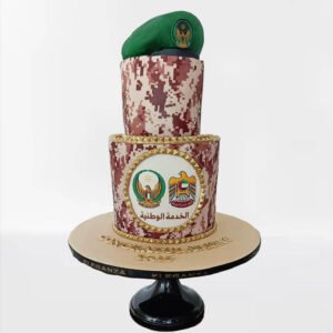 UAE National Army Theme cake 01