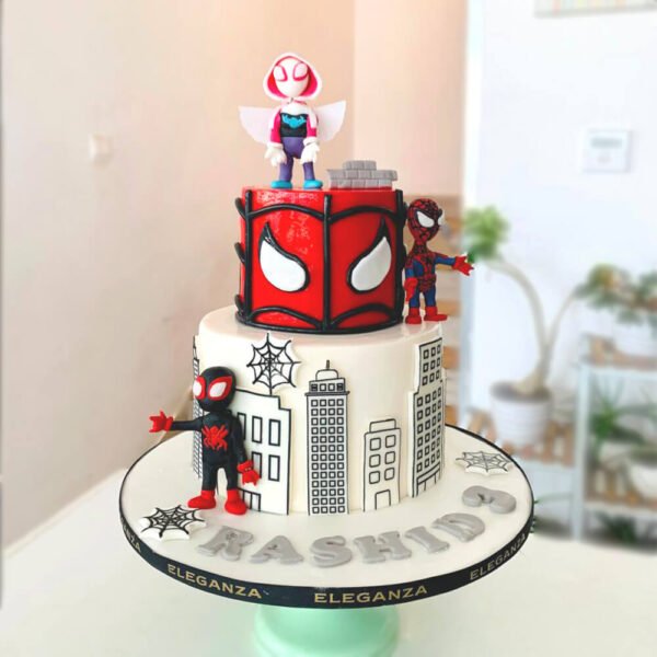 Spiderman cake