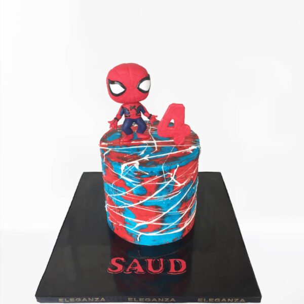 spiderman cute baby cake