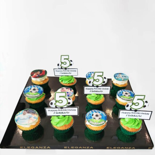 Ronaldo Theme Cupcake