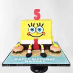 Sponge Bob burger cake